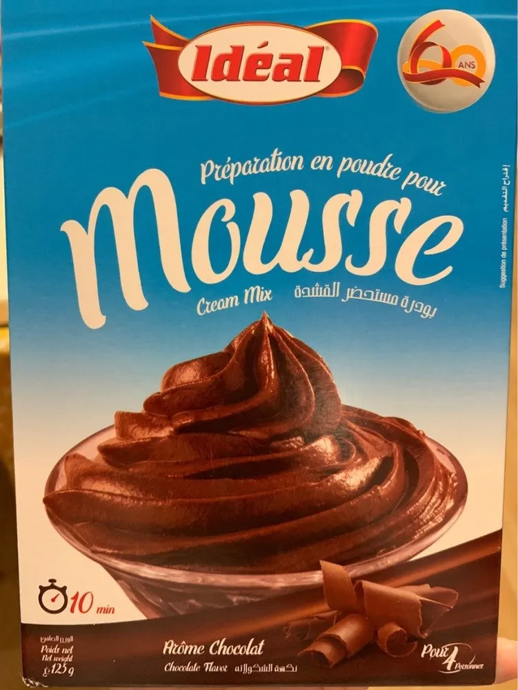 Préparation en poudre pour mousse chocolat