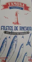 Filetes de anchoa en aceite de girasol