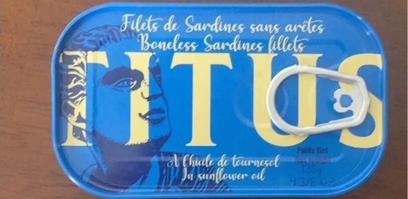 Sardines dans huile de tournesol