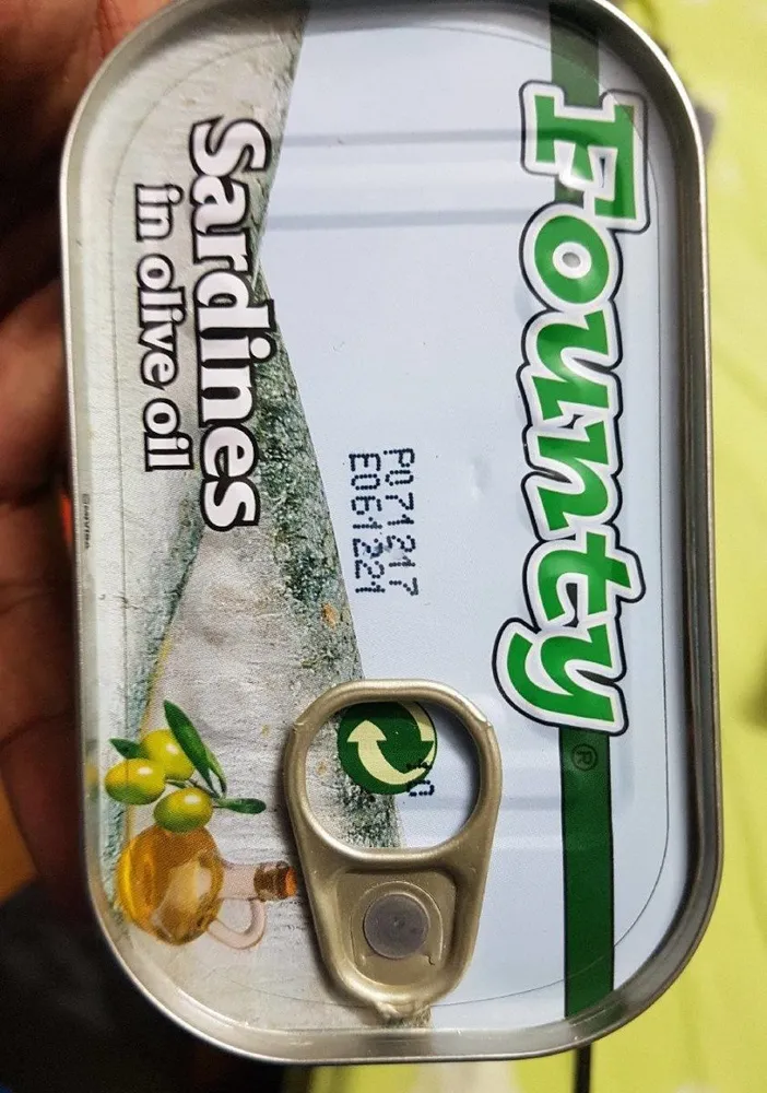 Sardine Oil  Olives