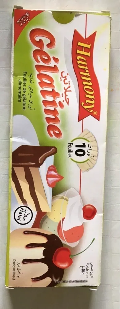 Gelatine alimentaire