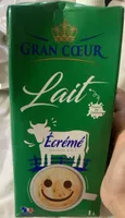 Lait écrémé stérilisé UHT grand coeur