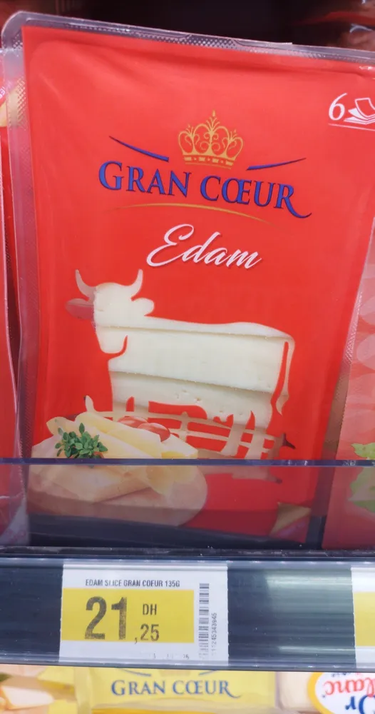 Edam slice gran coeur 135g