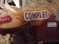 Pain burger complet géant