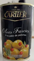 Olives farcies à la pâte de poivron