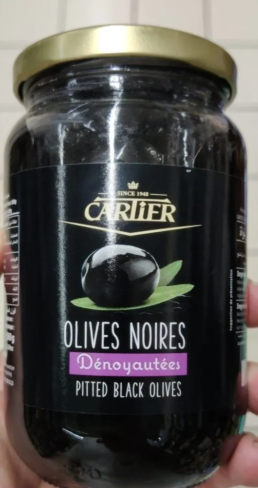 Olives noires dénoyautées