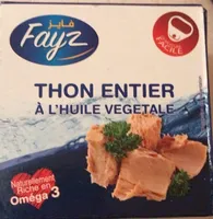 Thon entier à l’huile végétale