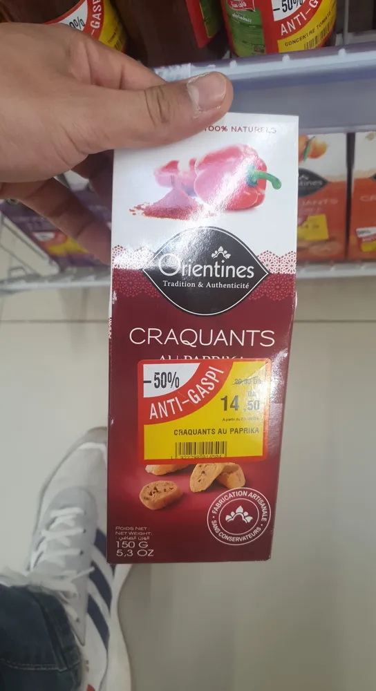 Craquants (Au paprika (piquants))