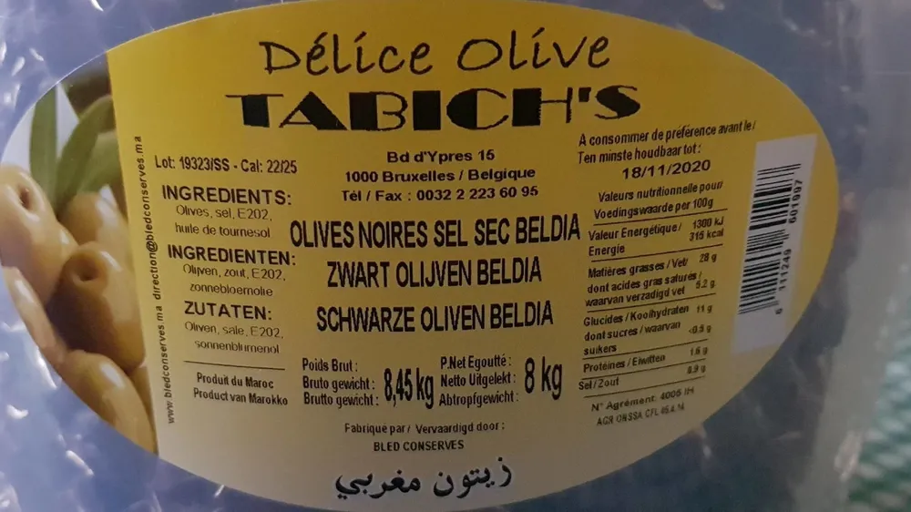 Délice Olive Tabich's
