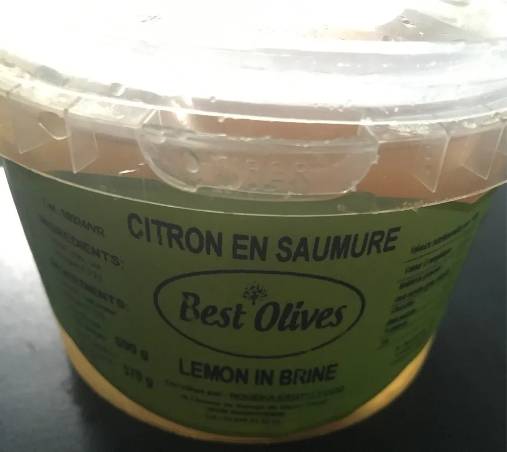 Citron en saumure