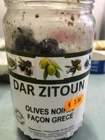 Olives noires facon grece