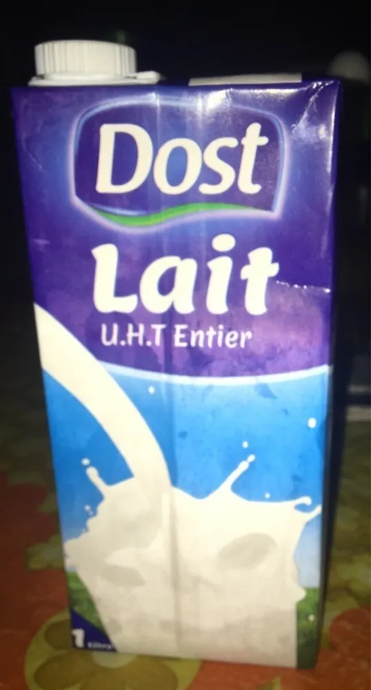Lait U.H.T entier