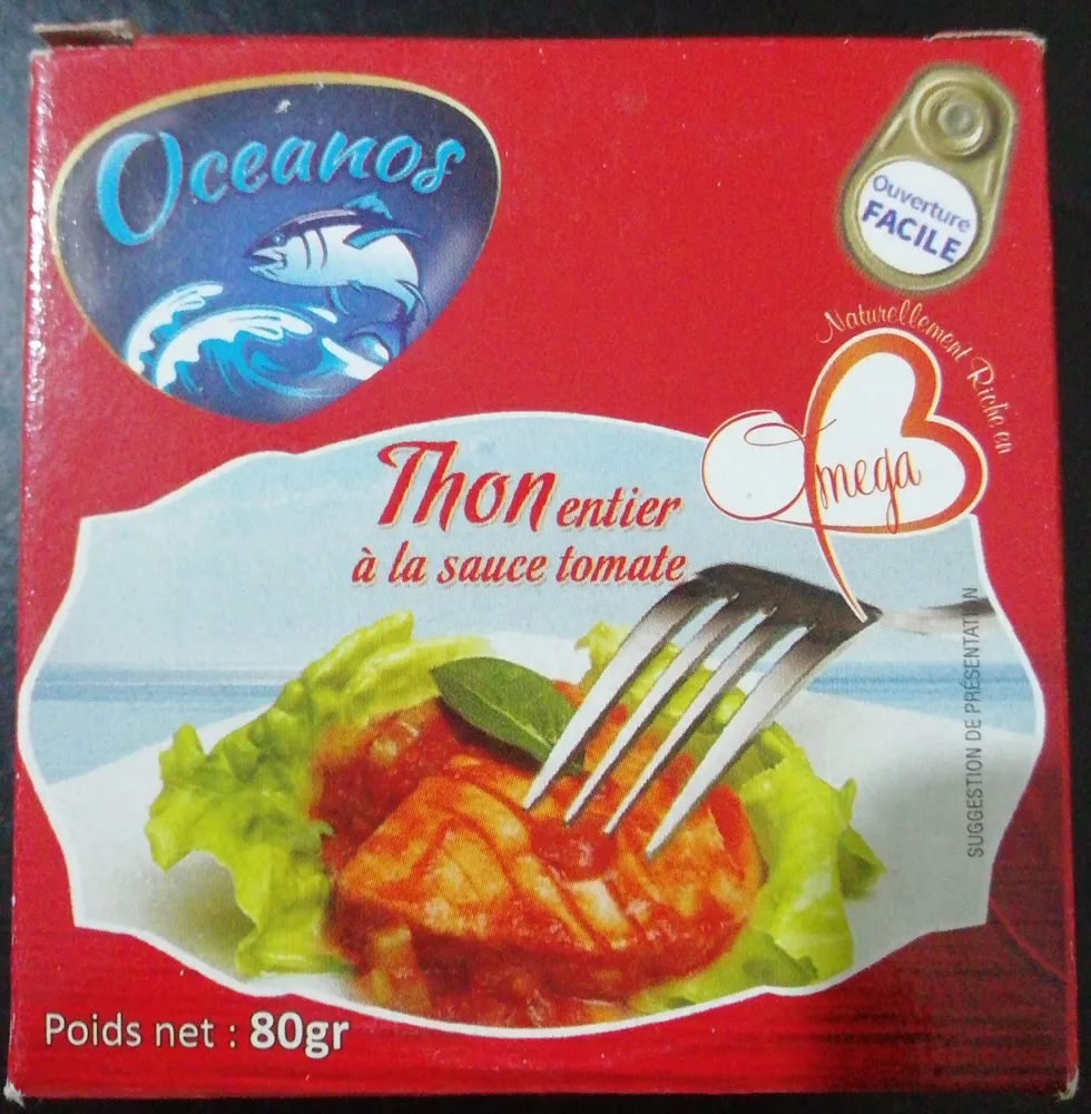 Thon entier à la sauce tomate