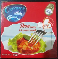 Thon entier à la sauce tomate