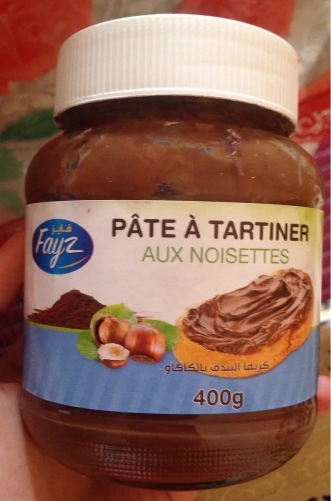 Pâte à tartiner aux noisettes