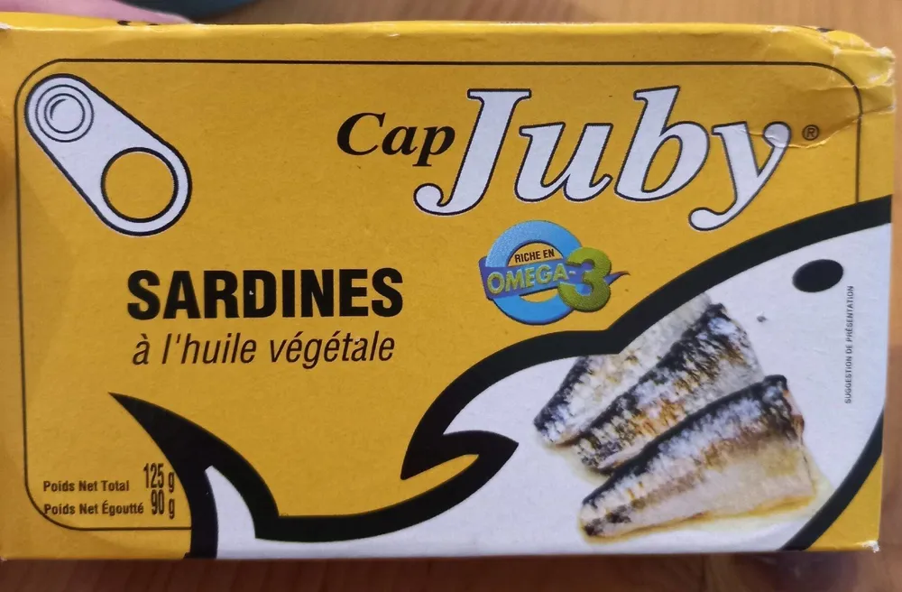 Juby Sardines In Vegetable Oil125g