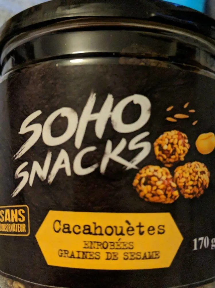 Cacahouètes enrobés graines de sésame