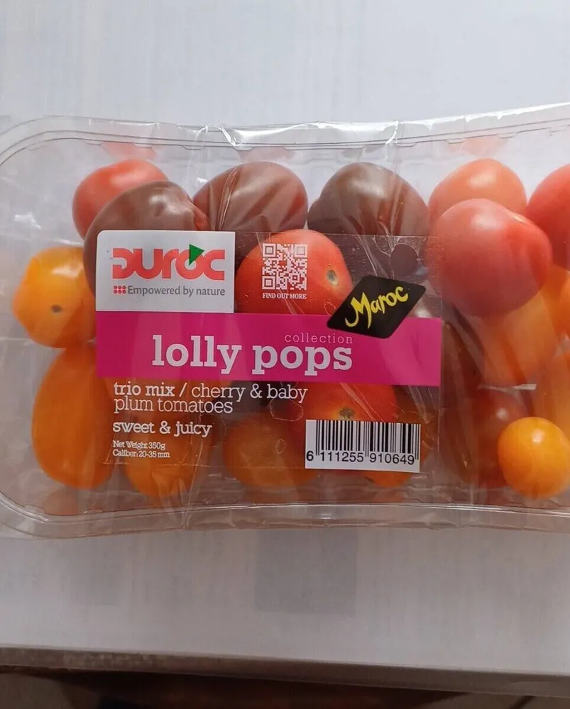 Lolly Pops Trio Mix Cherry & Baby Plum Tomatoes