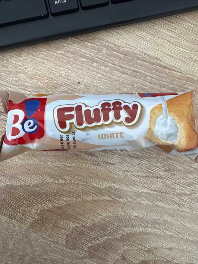 Fluffy white