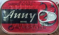 Sardines à l'huile végétale