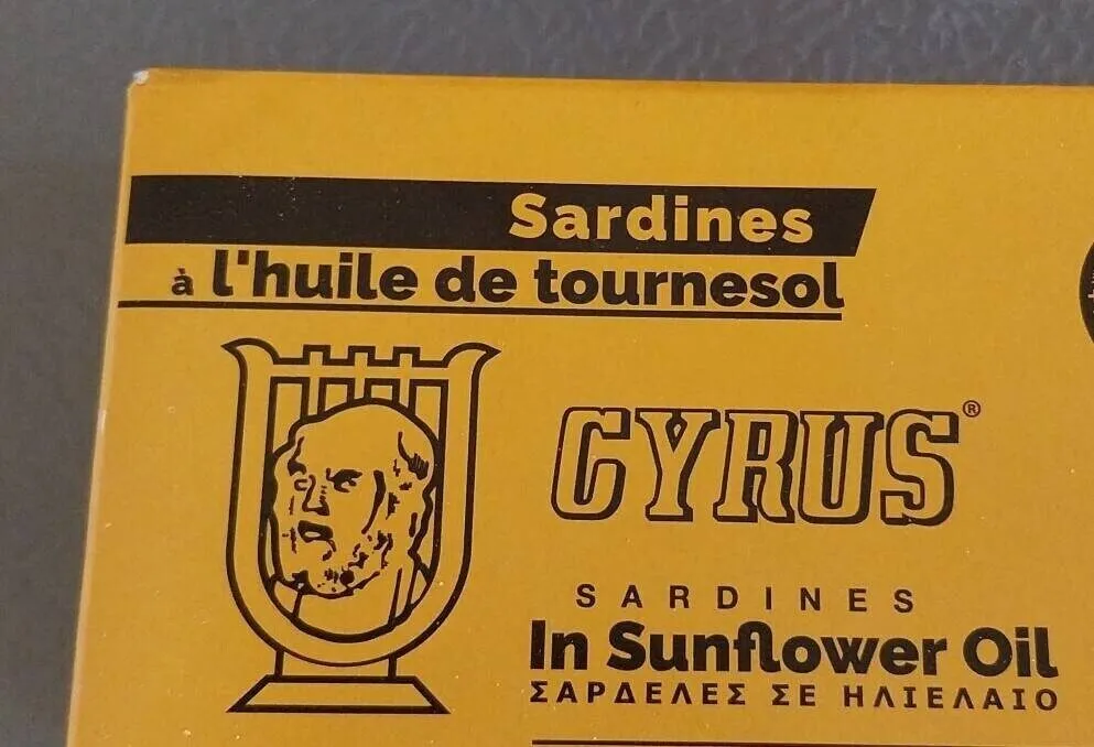 sardines à l'huile de tournesol