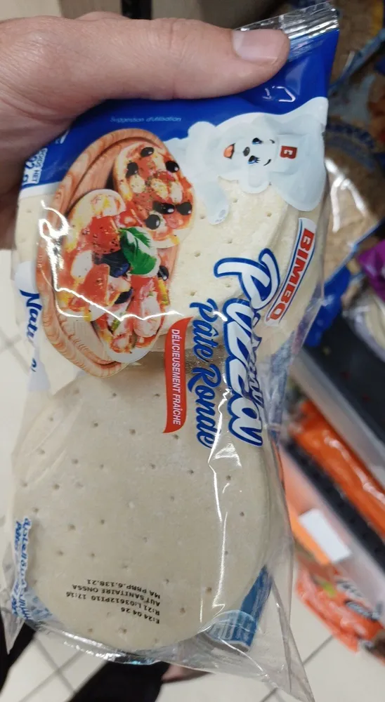Mini pizza nature
