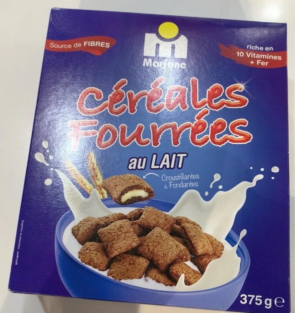 céréales fourrés