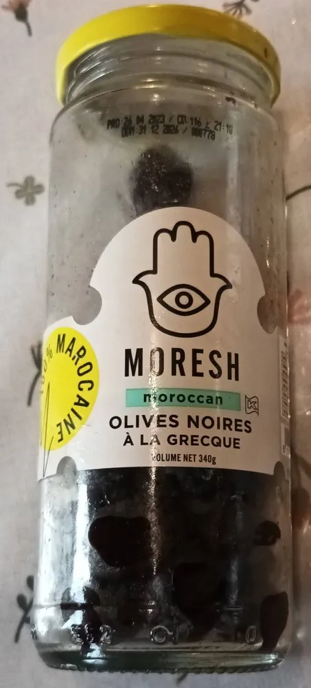 Olives noires à la grecque