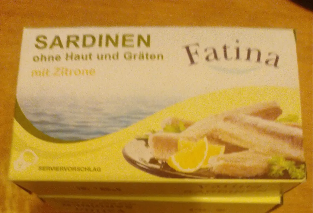Sardinen mit Zitrone
