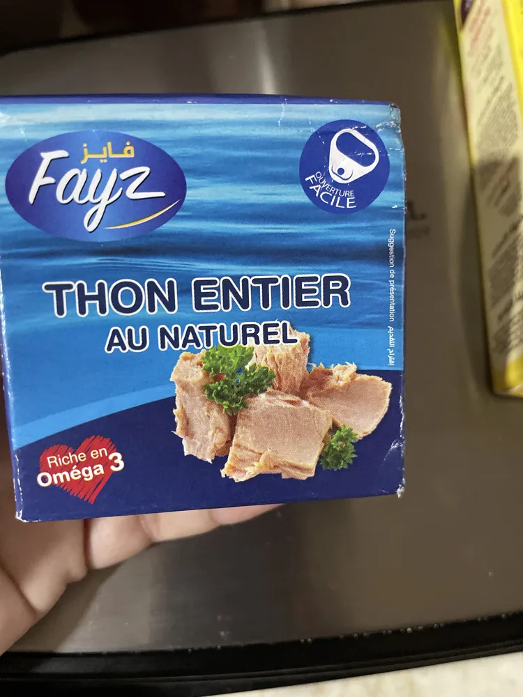 Thon entier au naturel