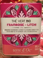 Thé vert bio framboise litchi