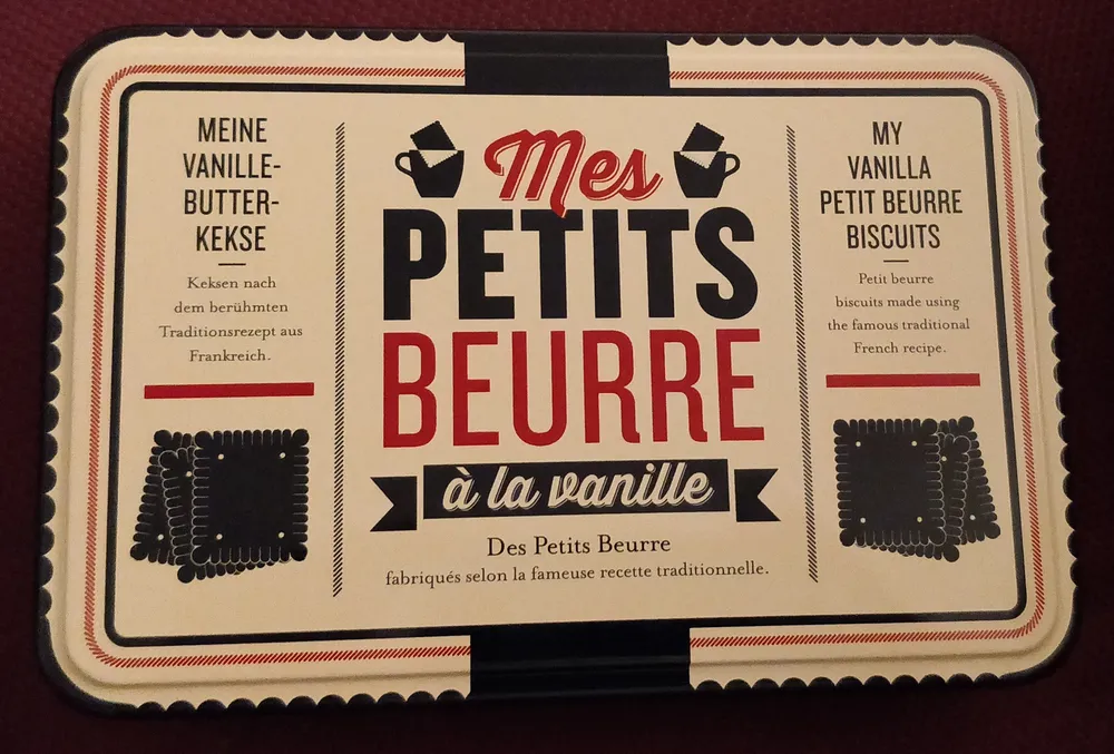 Mes petits beurre à la vanille
