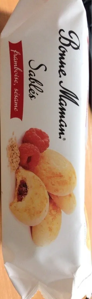 Sablés framboise sésame