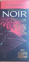 Ambassadeur noir précieux 70% cacao