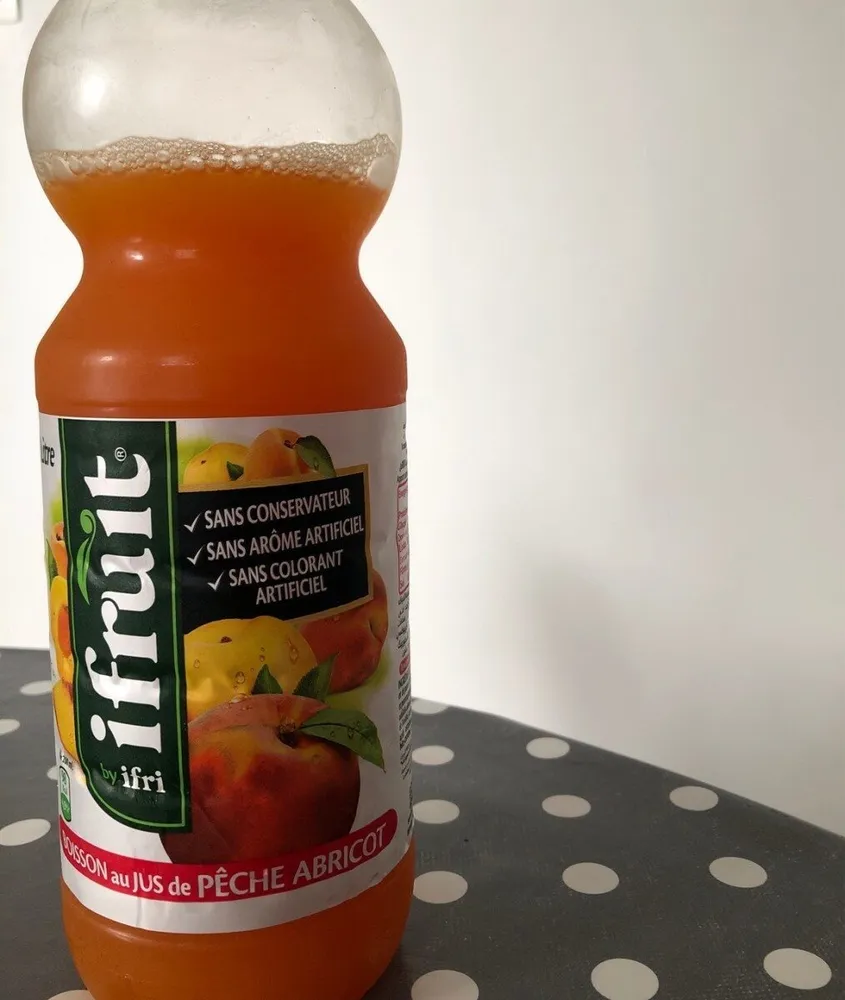Ifruit BOISSON au jus de pêche abricot