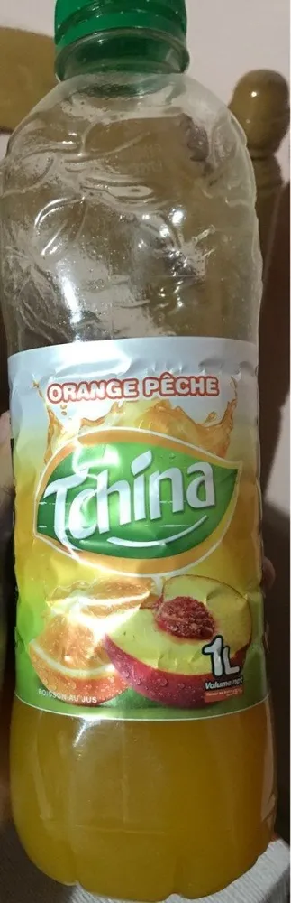Jus orange peche