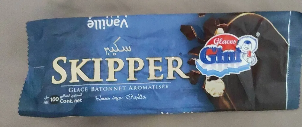 Skipper Gini - glace bâtonnet vanille