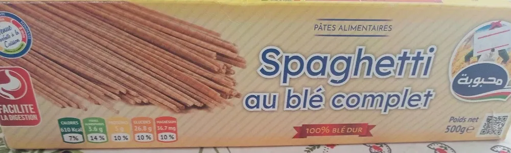 Spaghetti au blé complet