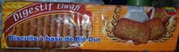 Biscuits à base de blé sur digestif ELWAFI