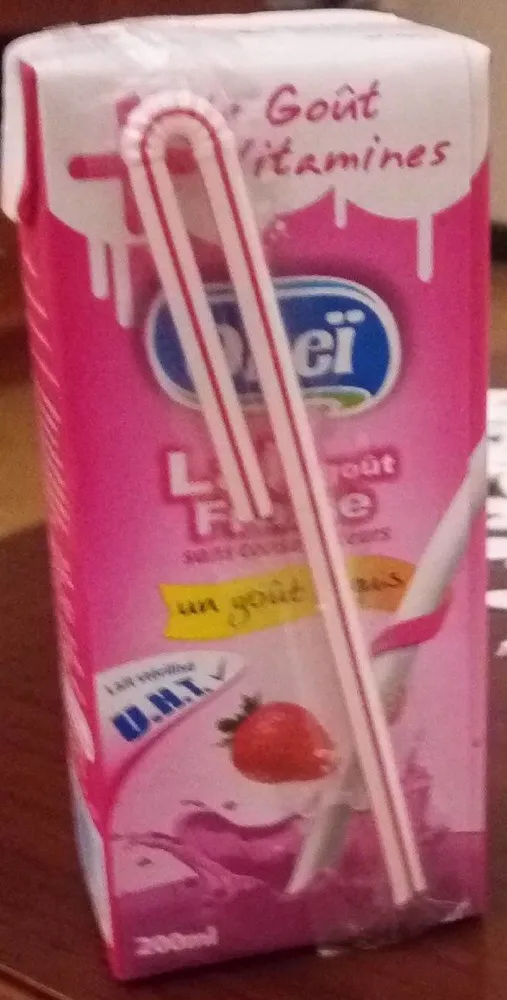 lait goût fraise