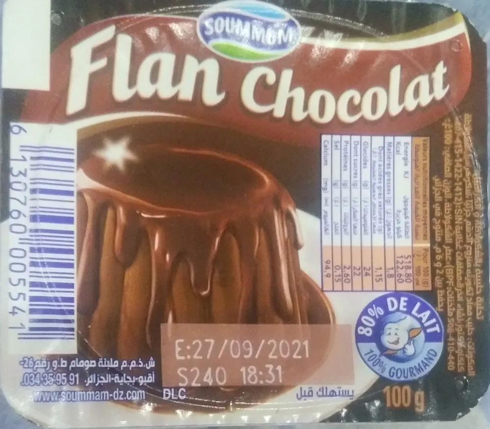 flan choco