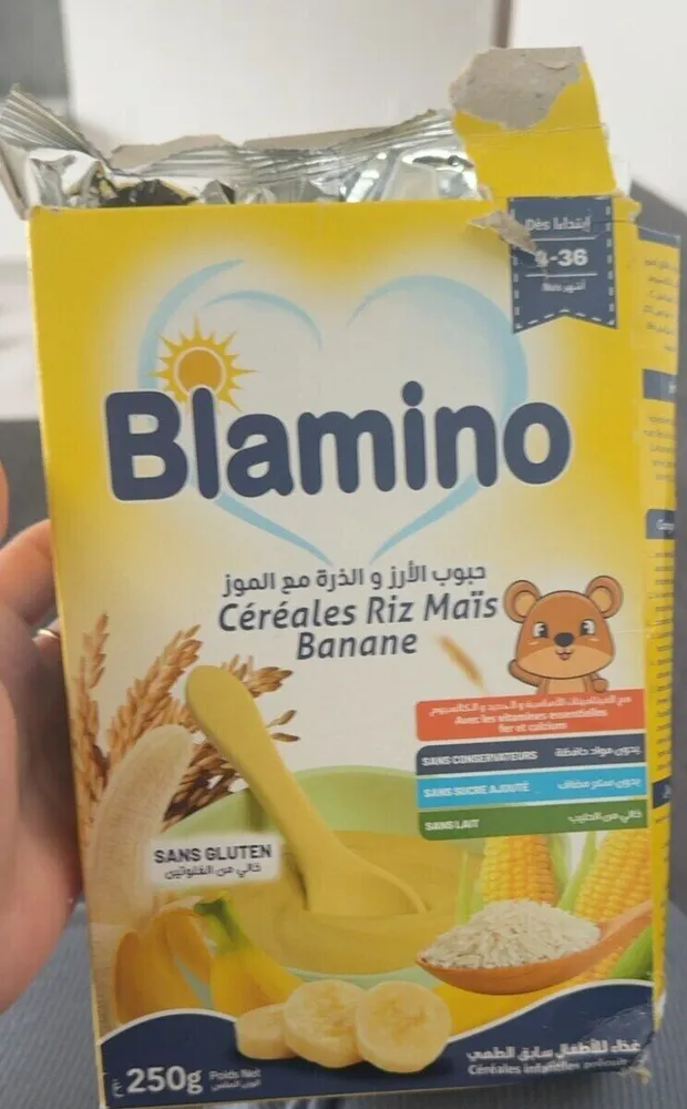 Céréales, riz, maïs, banane