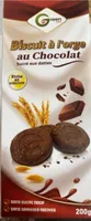 Biscuit à l'orge au chocolat sucré aux dattes