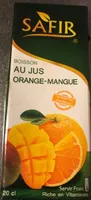 Boisson au jus orange-mangue