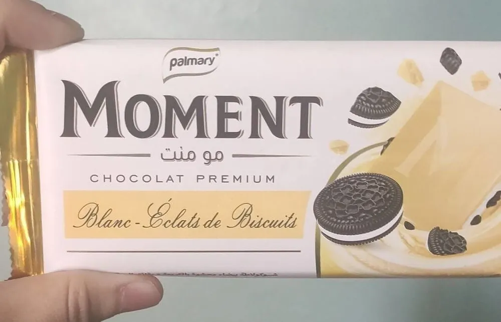 Moment blanc eclats biscuits