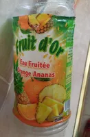 Eau fruitée orange ananas