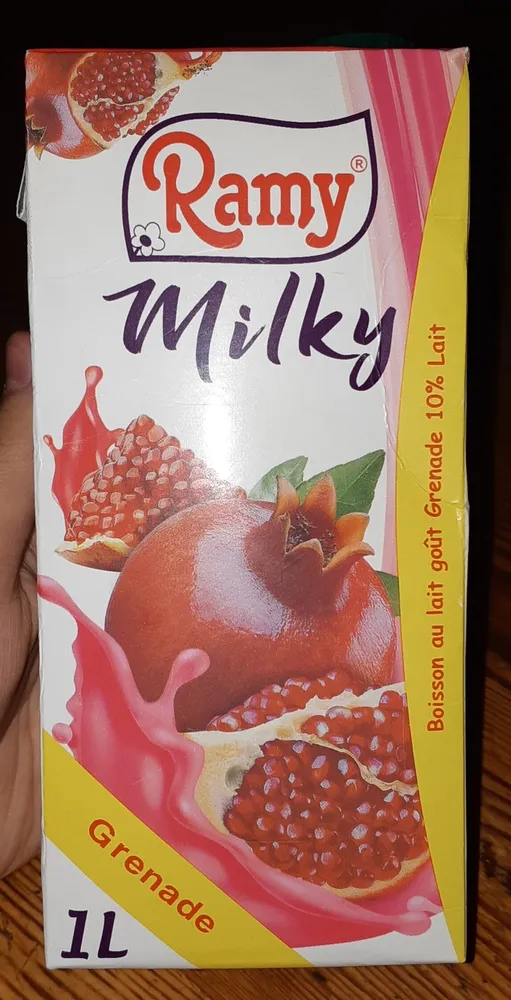 Boisson au lait goût Grenade