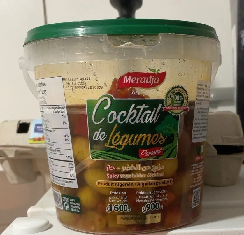 Cocktail de Légumes Piquant
