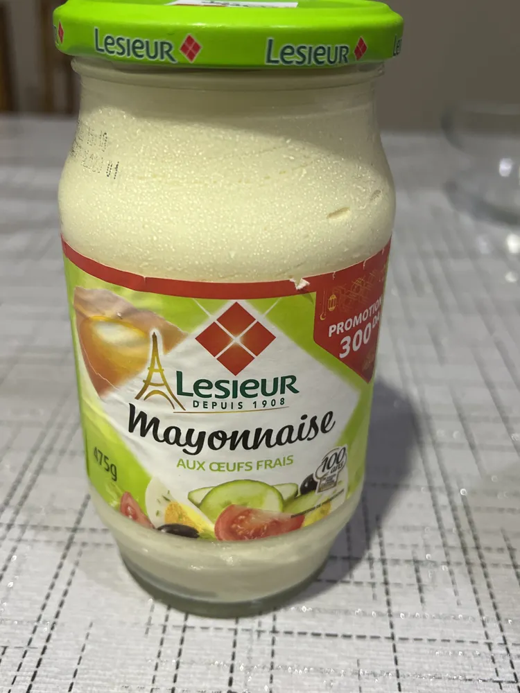 Mayonnaise aux œufs frais