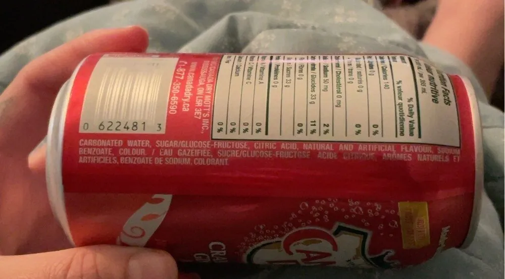 Cranberry Ginger Ale